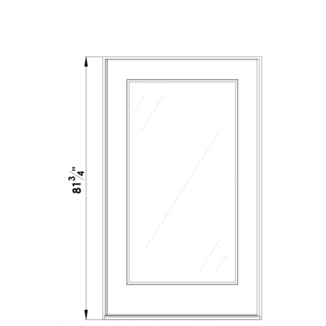 Glass Exterior Prebuilt 81 3/4