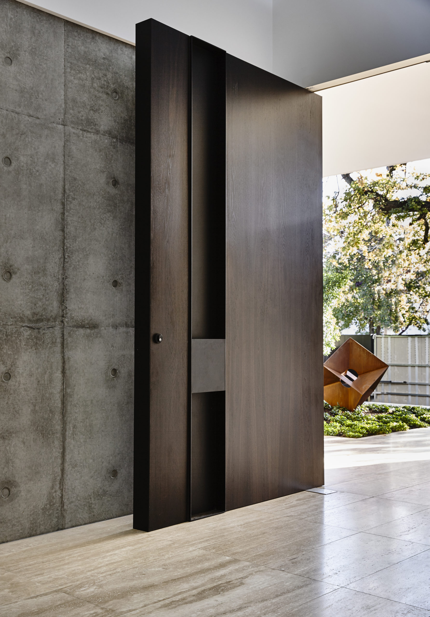 Go Big in Your Home With a Custom Oversized Pivot Door