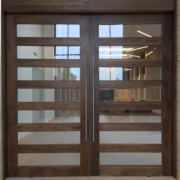 Hannah Design Double Door System in Walnut