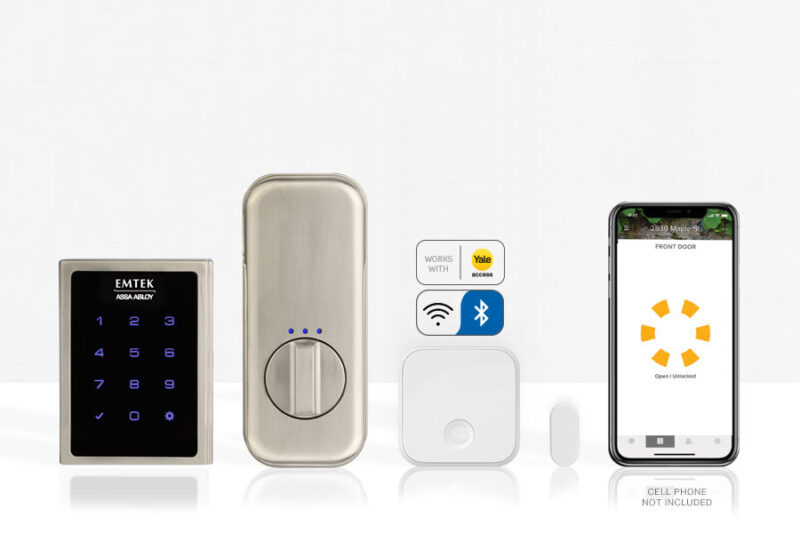 EMPowered™ Motorized <br>Touchscreen SMART Keypad<div class="mobileReturn"></div><div class="product-grid-text-hw">Entry Set <div class="product-sm-text-inside"> Works with Yale Access App</div></div> - Image 8