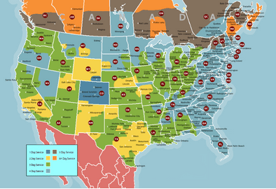 Shipping Map