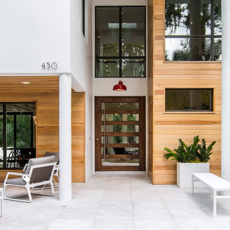 Sydney Walnut Pivot Door