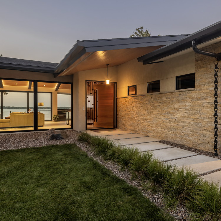 Line Western Red Cedar Pivot Door