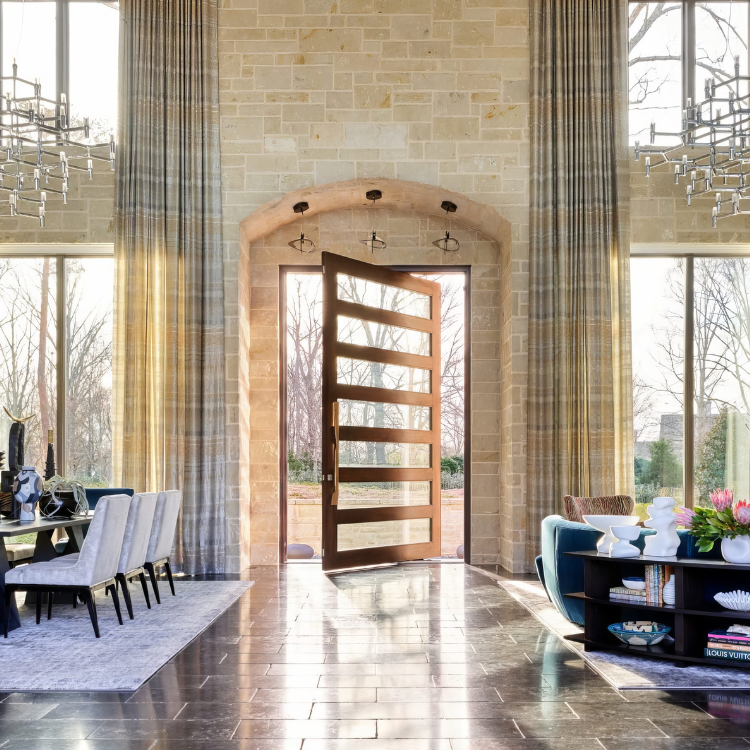 Sydney Mahogany Pivot Door