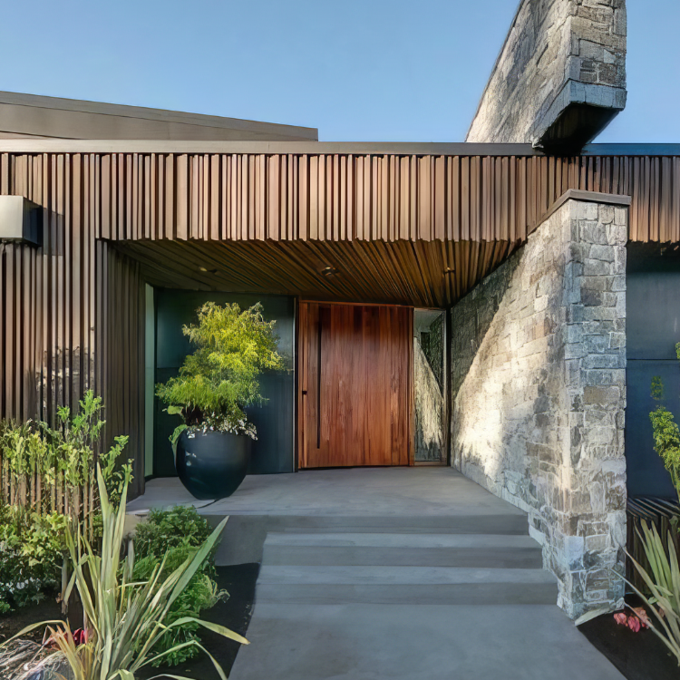 Pola Mahogany Pivot Door