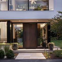 Flat Pivot Door